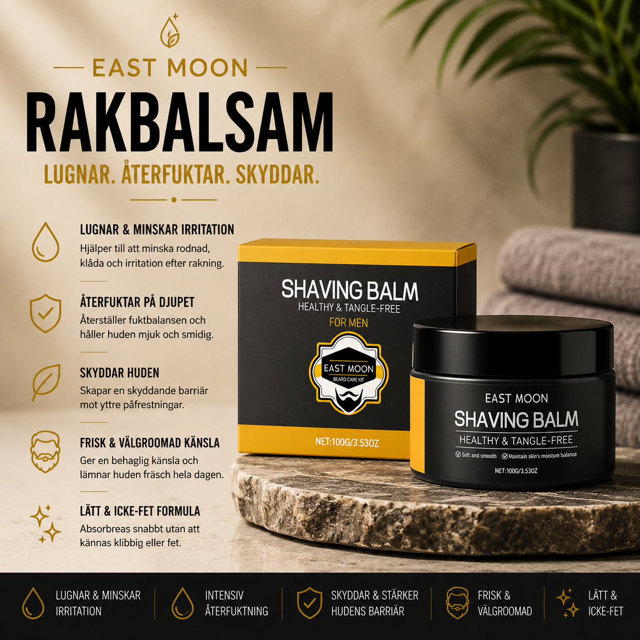 Rakbalsam - Återfuktar & Skyddar